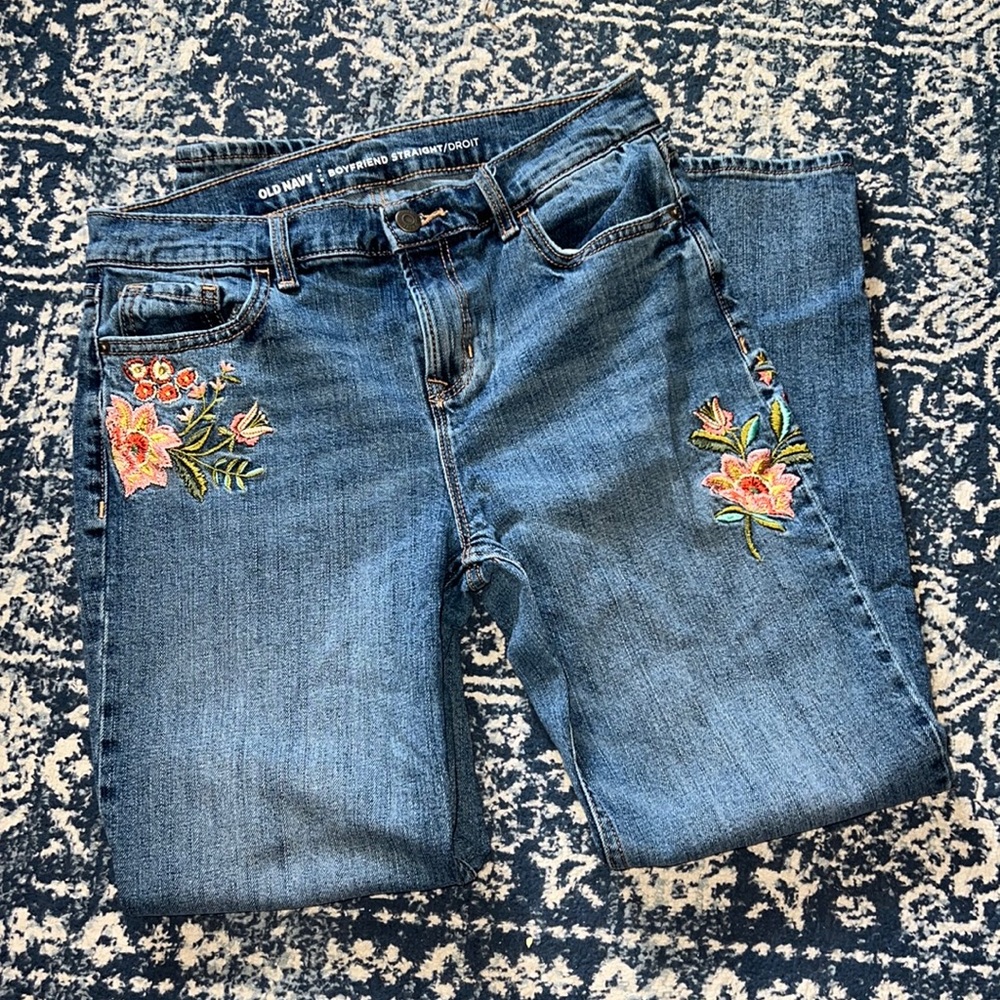 Floral Jeans
